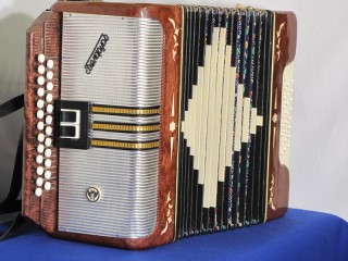 Russian Garmon button accordion